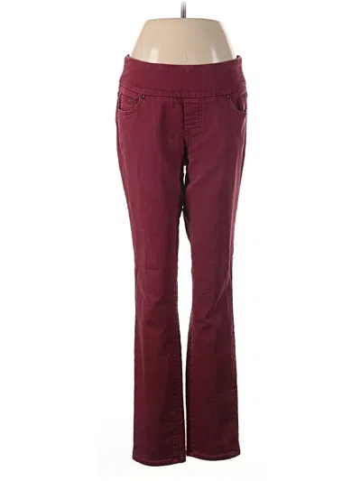 Pre-owned Jag Jeans Jeggings In Burgundy