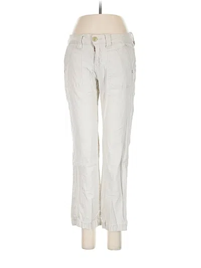 Pre-owned Jag Jeans Linen Pants In Ivory