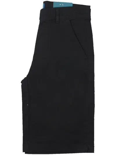 Jag Jeans Maddie Womens Mid-rise 11" Inseam Bermuda Shorts In Black