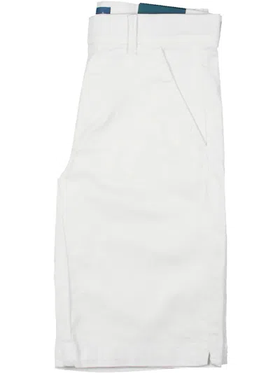 Jag Jeans Maddie Womens Mid-rise 11" Inseam Bermuda Shorts In White