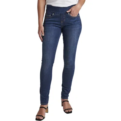 Jag Jeans Nora Womens Pocket Denim Skinny Pants In Blue