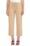 Jag Jeans Relaxed Fit Cotton Corduroy Ankle Drawstring Pants In Humus