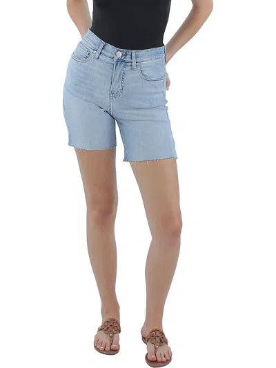 Jag Jeans Womens High Rise Denim Denim Shorts In Multi