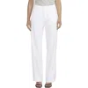 Jag Jeans Womens Slimming Cotton Trouser Pants In White