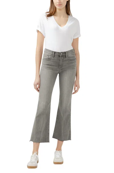 Jag Kait Mid Rise Kick Flare Leg Jean In Boulevard Grey In Multi