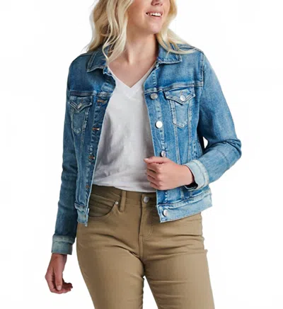 Jag Kiara Classic Denim Jacket In Miami Beach