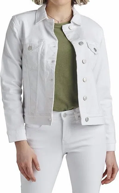 Jag Kiara Classic Denim Jacket In White