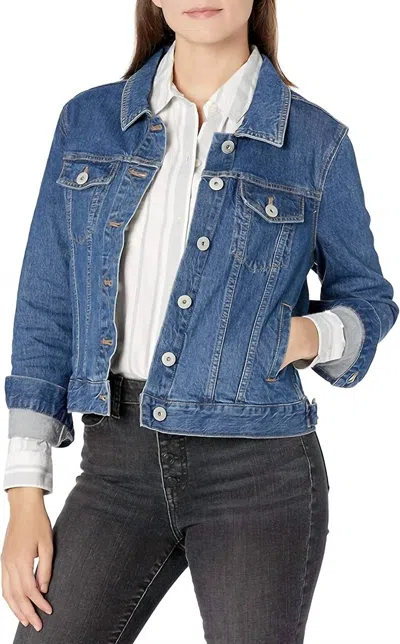 Jag Kiara Denim Jacket In Greenwich Blue