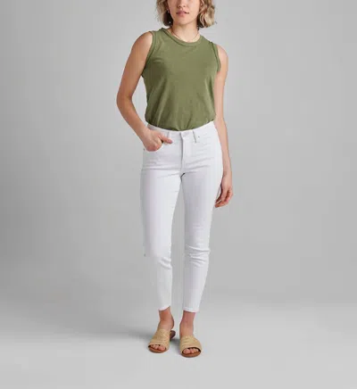 Jag Mid Rise Cecilia Skinny Jeans In White