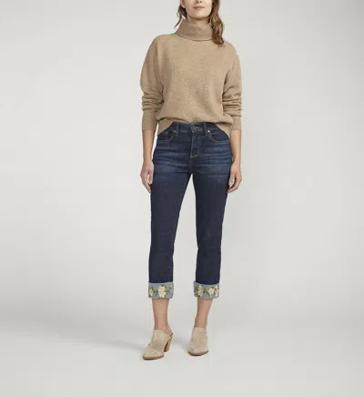 Jag Mid Rise Girlfriend Jeans In Fountain Blue
