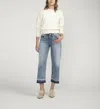 Jag Mid Rise Wide Leg Jeans In Skyfall