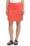 Jag On The Go Pull-on Denim Skort In Salsa