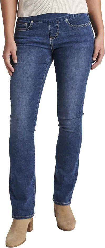 Jag Paley Mid Rise Boot Jeans In Durango Wash In Blue