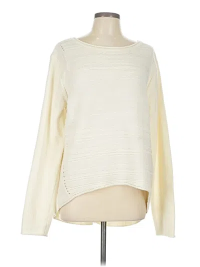 Pre-owned Jag Pullover Sweater In White