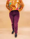 Jag Ruby Corduroy Pants In Purple In Purple