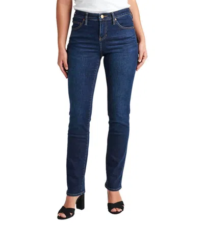 Jag Ruby Mid Rise Straight Leg Jean - Plus In Night Breeze In Blue