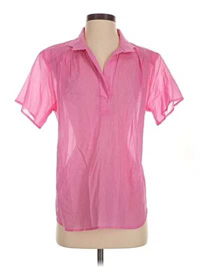 Jag Short Sleeve Blouse In Pink
