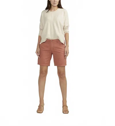 Jag Tailored Short In Chutney In Pink