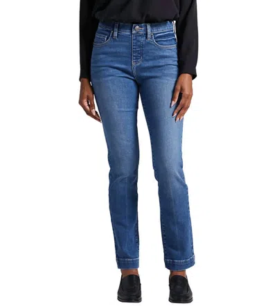 Jag Valentina Straight Crop Jeans In Electric Blue