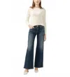 Jag Willow Mid Rise Wide Leg Jeans In Victoire Blue In Blue