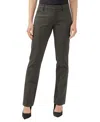 Jag Women's Alayne Mid Rise Trouser Ponte Pant In Charcoal Heather