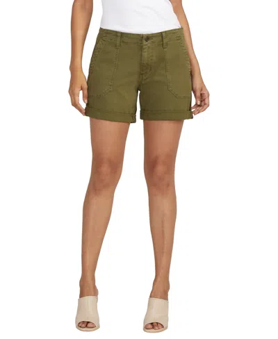 Jag Women's Alex Safari Shorts In Moss