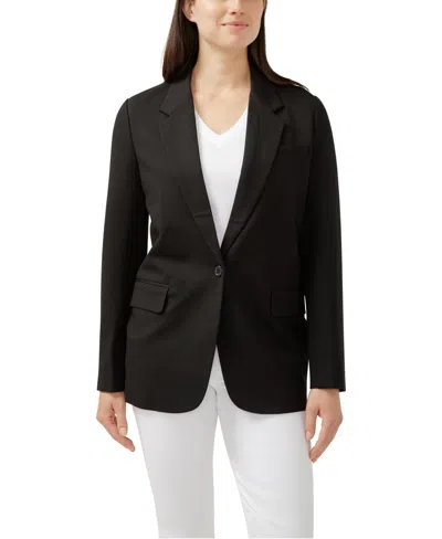 Jag Women's Classic Ponte Blazer In Black