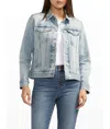 Jag Plus Size Kiara Denim Jacket In Beverly Blue