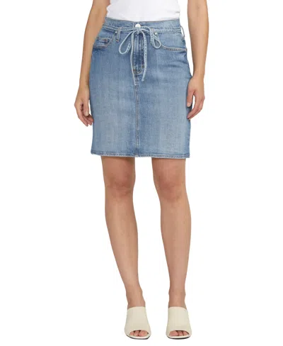 Jag Women's Knee-length Skirt In Lunar Blue