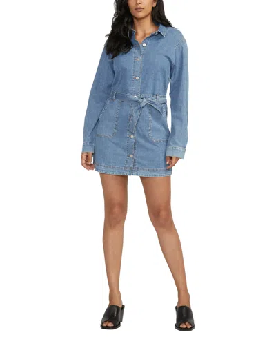 Jag Women's Light Weight Denim Dress In Santorini Blue