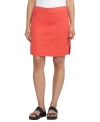 Jag Women's On-the-go Mid Rise Skort In Salsa