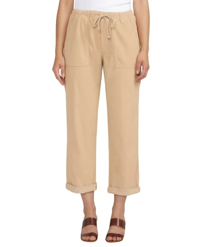 Jag Women's Relaxed Drawstring Pants In Humus