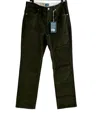 Jag Women's Ruby Mid Rise Straight Jeans In Olive In Green