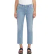 Jag Women's Ruby Mid Rise Straight Cropped Jeans In Blue