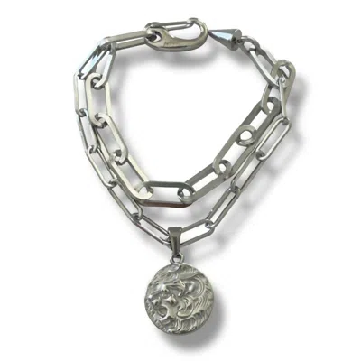 Jagged Halo Jewelry Cersei Amulet Bracelet In Silver