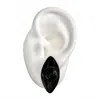 Jagged Halo Jewelry Women's Athena Evil Eye Stud Earrings In Black Rhodium Plated In Multi