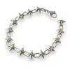 Jagged Halo Jewelry Women's Barbie Chain Anklet White Gold In White