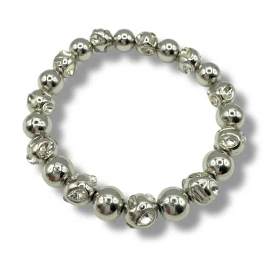 Jagged Halo Jewelry Women's Glimmer Bead Bracelet In Silver