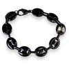 Jagged Halo Jewelry Women's Mariner Link Bracelet In Black Rhodium