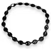 Jagged Halo Jewelry Women's Mariner Link Necklace In Black Rhodium