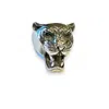 Jagged Halo Jewelry Women's Silver Maximus Panther Ring White Gold In Silver
