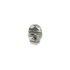 Jagged Halo Jewelry Women's Skull Micro Stud Earrings In Silver