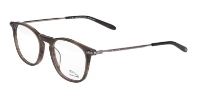Jaguar 2707 Men's Glasses, Grey, Size 50 In Gray