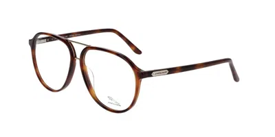 Jaguar 32007 6311 Occhiali Da Vista Tartarugatishell Per Uomo (solo Montatura) In Brown