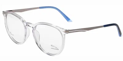 Jaguar 32502 8100 Men's Glasses Clear Size 52 - Free Lenses - Blue Light Block Available In Metallic