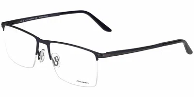 Jaguar 33127 3100 Men's Glasses Blue Size 56 - Free Lenses - Blue Light Block Available In Black