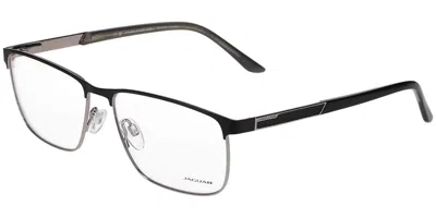 Jaguar 33129 6100 Men's Glasses Black Size 58 - Free Lenses - Blue Light Block Available