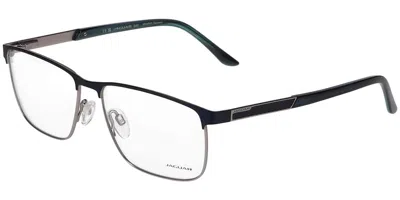 Jaguar 33129 3100 Men's Glasses Blue Size 58 - Free Lenses - Blue Light Block Available