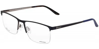 Jaguar 33130 3100 Men's Glasses Blue Size 57 - Free Lenses - Blue Light Block Available In Brown