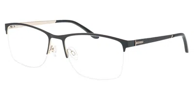 Jaguar 33132 6100 Men's Glasses Black Size 58 - Free Lenses - Blue Light Block Available
